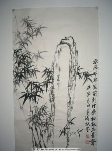 竹子图片水墨画