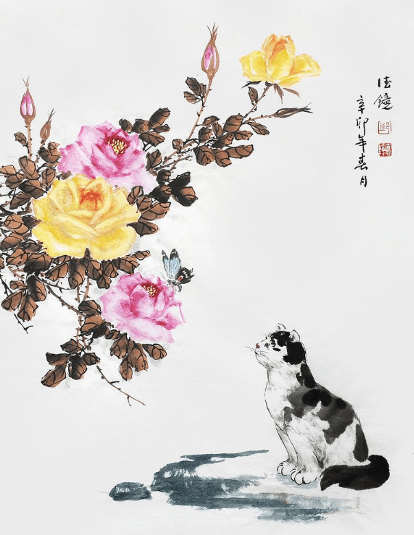 月季花怎么画_月季花绘画方法