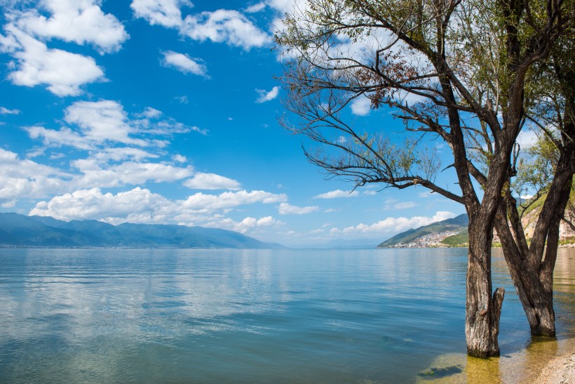 云南大理洱海自然风景图片