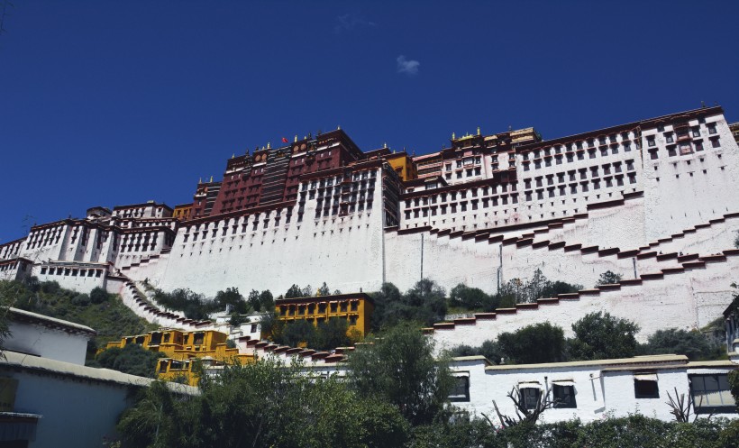 西藏布达拉宫建筑风景图片