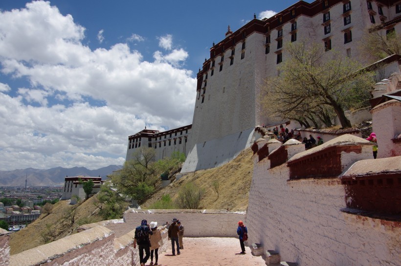 西藏布达拉宫建筑风景图片