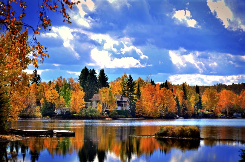 加拿大魁北克优美的自然风景图片