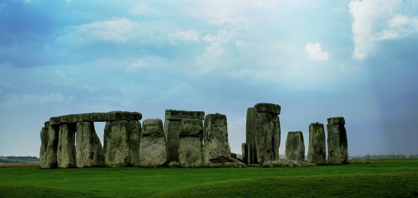 英国巨石阵自然风景图片