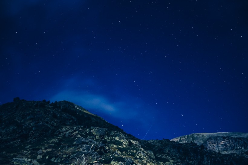 闪亮耀眼的星空风景图片